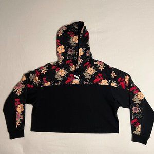 Cropped French Terry Hoodie